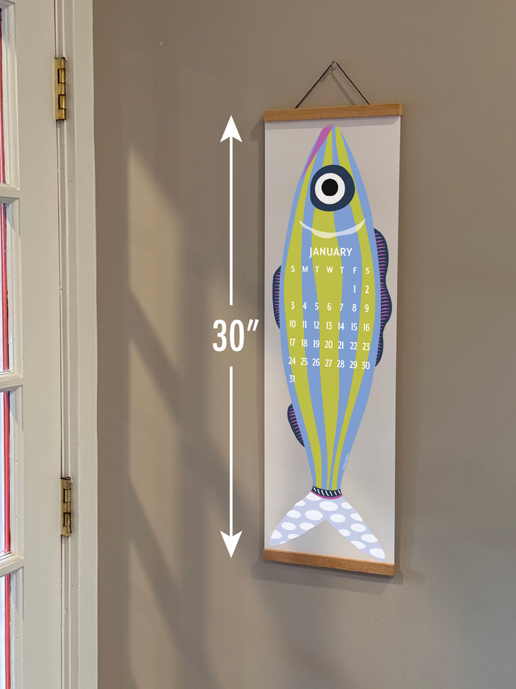 Giant Fish Wall Calendar