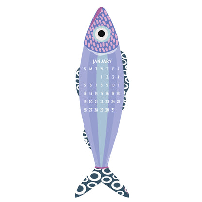 2025 Giant Fish Wall Calendar