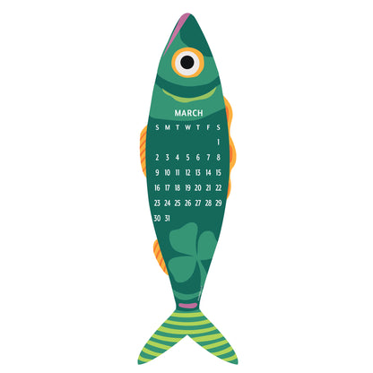 2025 Giant Fish Wall Calendar