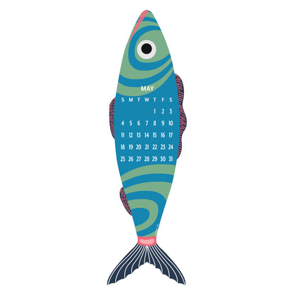 2025 Giant Fish Wall Calendar