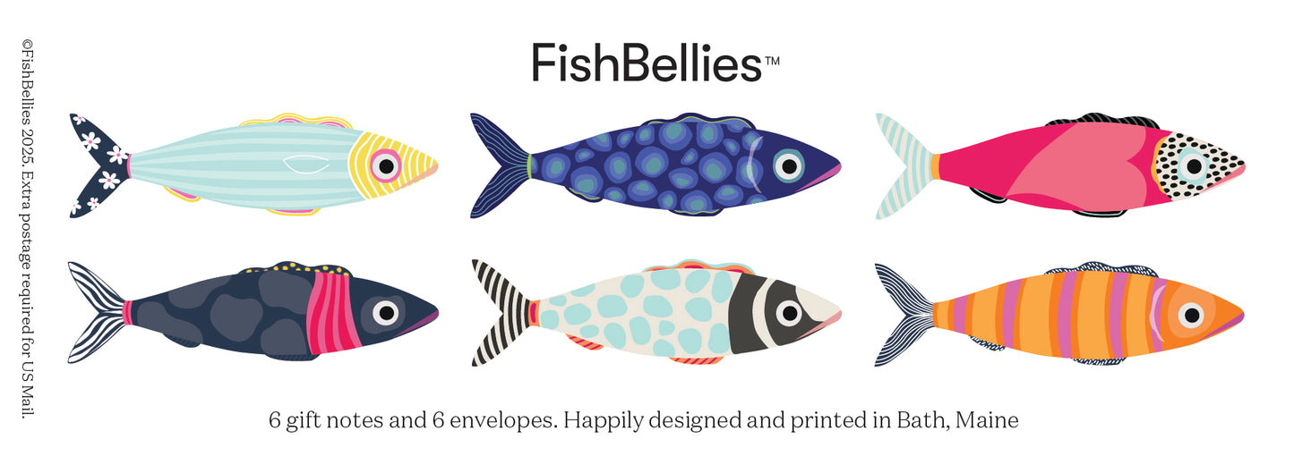 FishBellie™ Note Card & Envelope Set