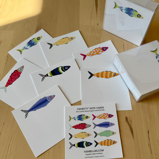 FishBitty Mini Note Cards