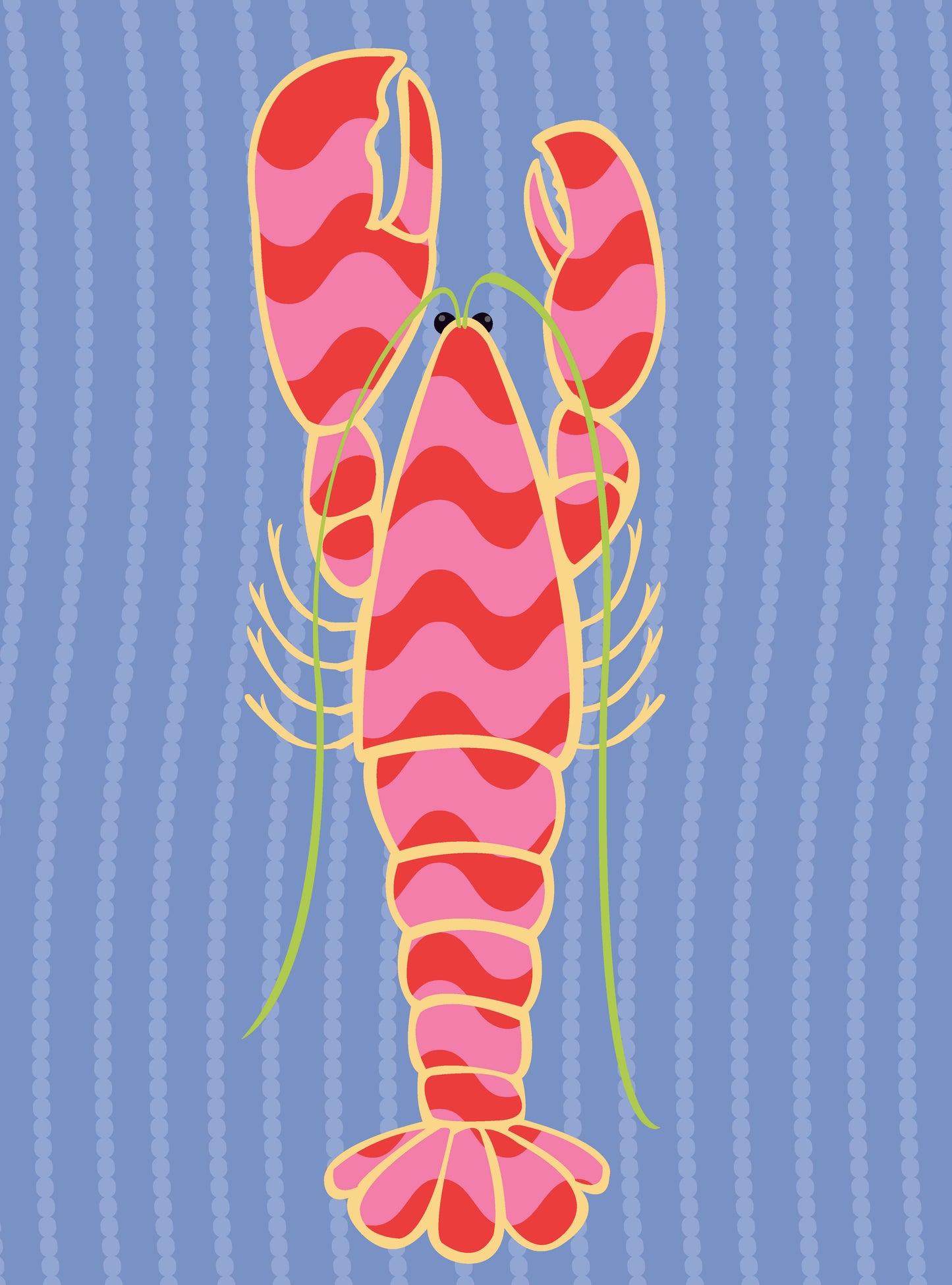 Lobstah Towels Miss Crimson