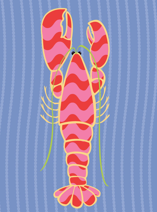 Lobstah Towels Miss Crimson