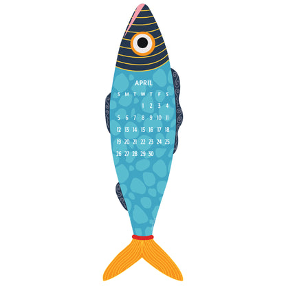 2026 Giant Fish Wall Calendar - REFILL ONLY/Hanger sold separately