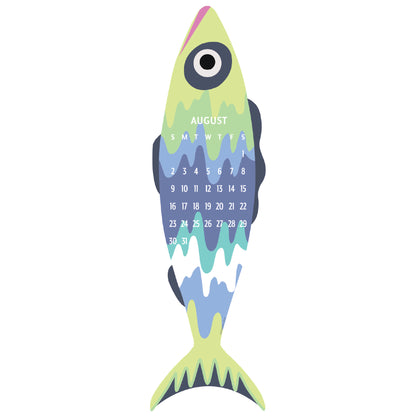 2026 Giant Fish Wall Calendar - REFILL ONLY/Hanger sold separately