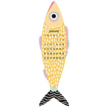 2026 Giant Fish Wall Calendar - REFILL ONLY/Hanger sold separately