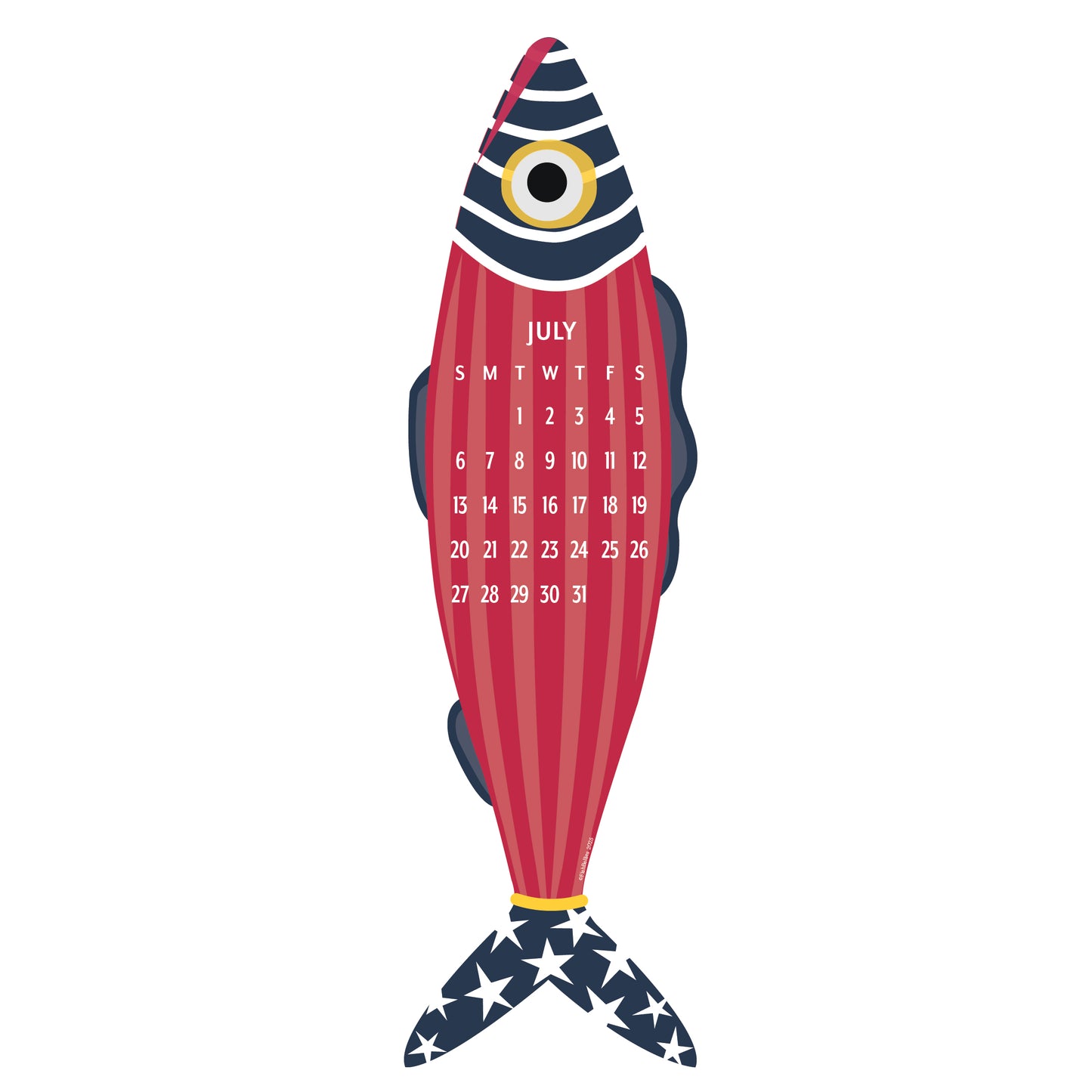 2025 Giant Fish Wall Calendar - SALE! image 9